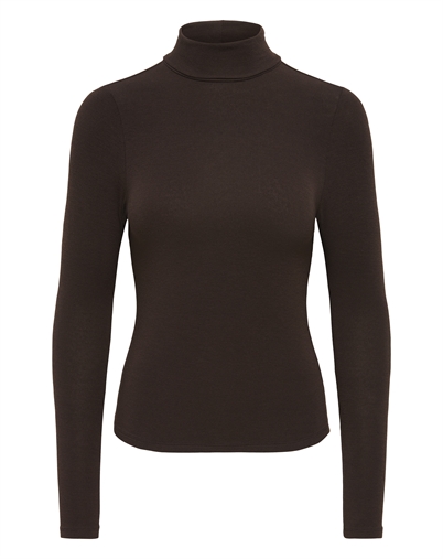 Only - ONLGlamour Langarmshirt - Black Coffee
